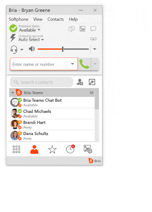Robust call features in an easy-to-use interface